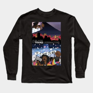 Black Translivematter Long Sleeve T-Shirt